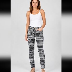 H&M Tribal Native Blanket Pattern Jeans 6